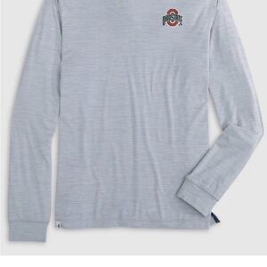 johnnie-O Light Gray Long Sleeve Tee